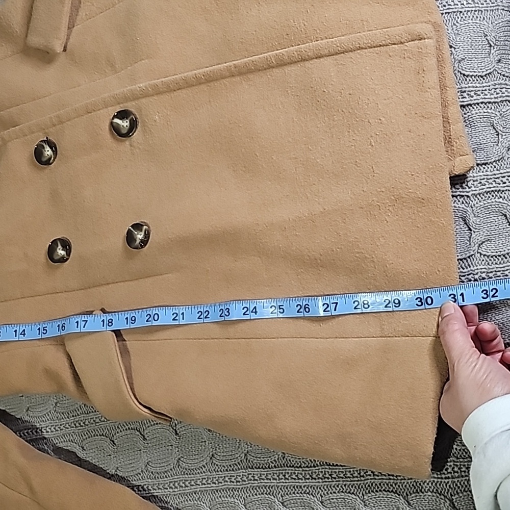 Forever 21 Camel Color Peacoat - Picture 6 of 11